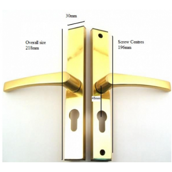 Everest uPVC Door Handle (48pz) Replacement